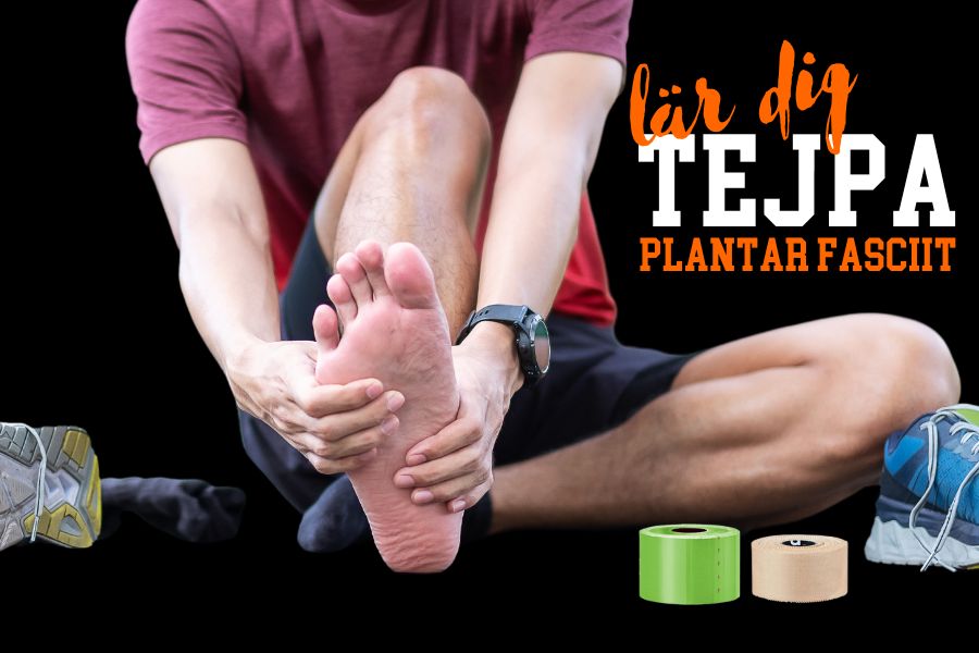 Lär dig tejpa plantar fasciit med d3tape